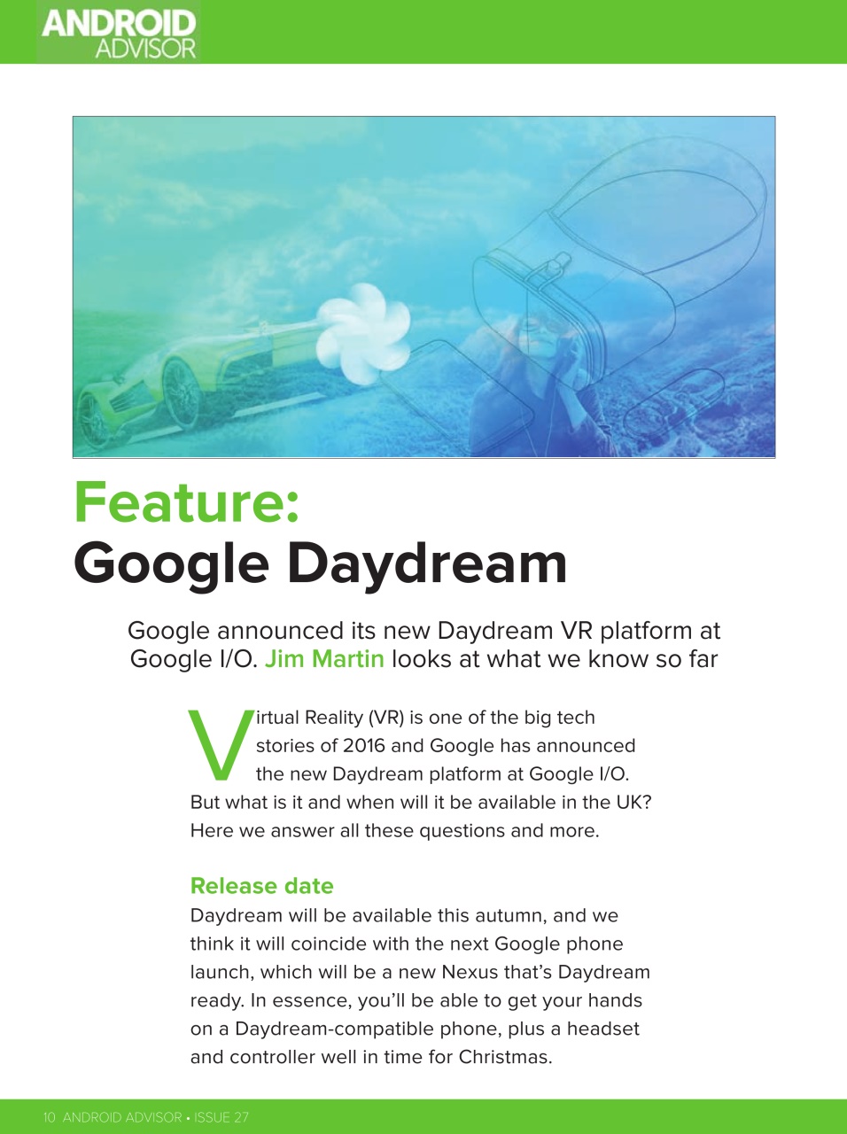 Android Advisor Preview Pages