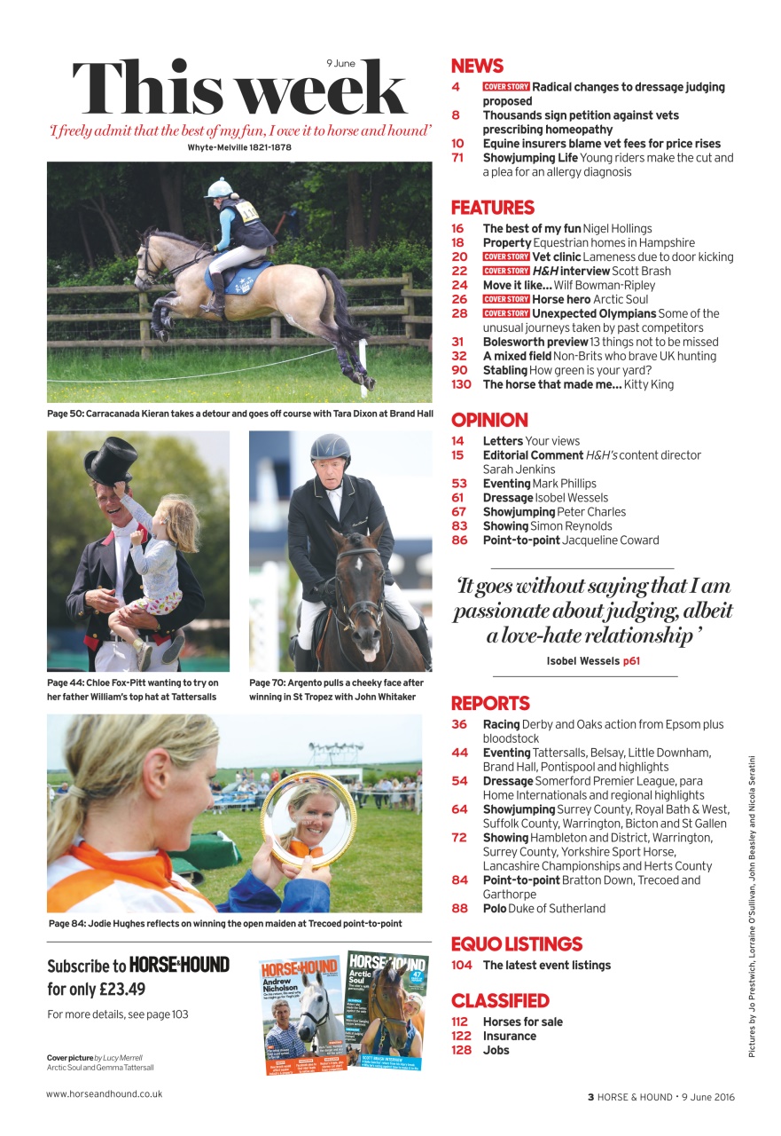 Horse & Hound Preview Pages
