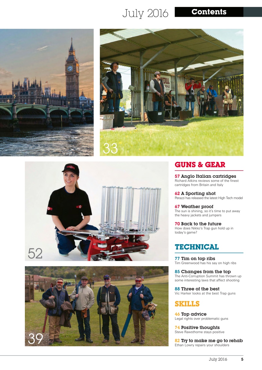 Clay Shooting Preview Pages
