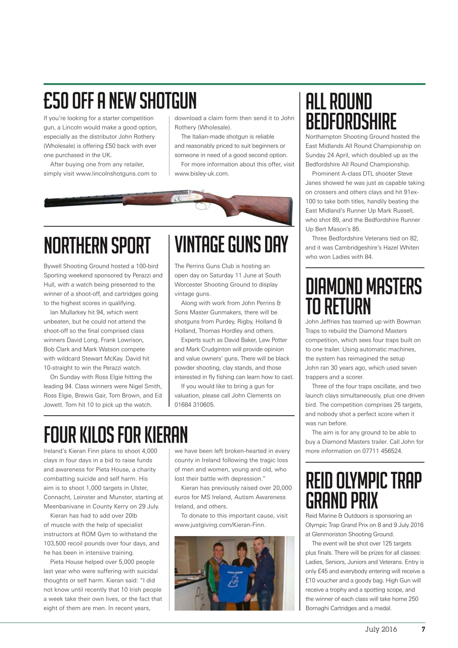 Clay Shooting Preview Pages