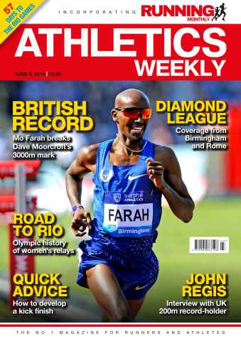 AW – Athletics Weekly Magazine issue 09/06/2016
