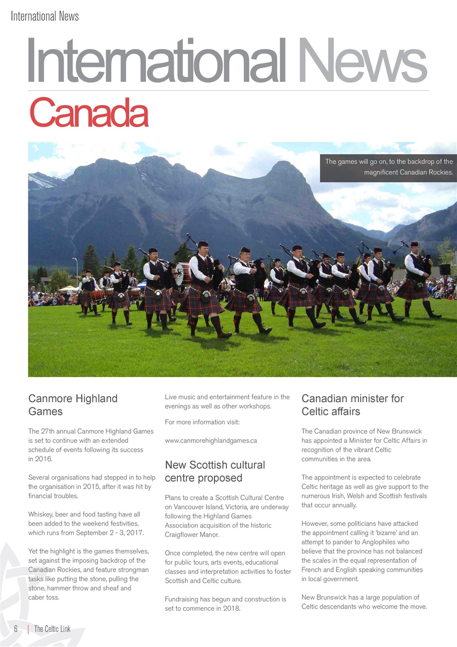 The Celtic Link Preview Pages