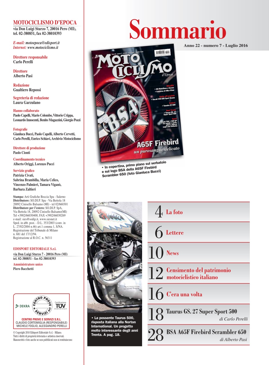 Motociclismo d'Epoca Preview Pages