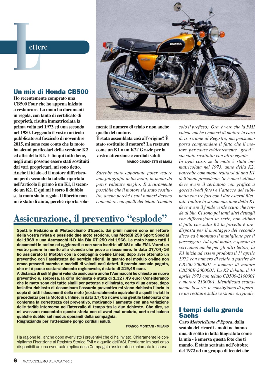 Motociclismo d'Epoca Preview Pages