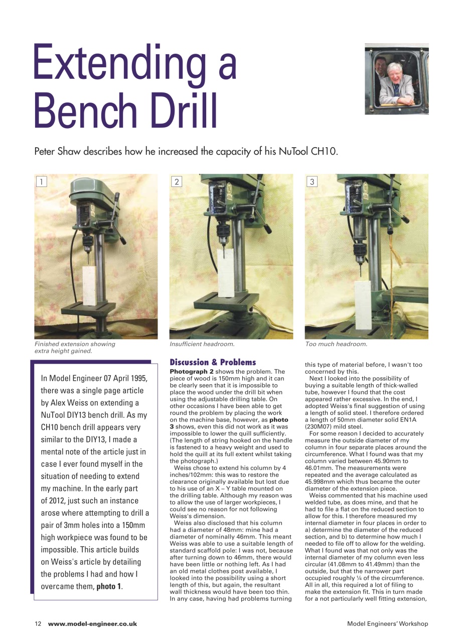 Model Engineer & Workshop Magazine Preview Pages