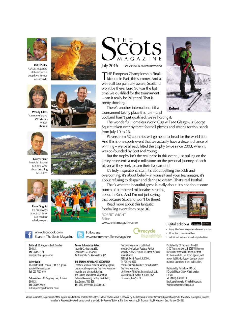 The Scots Magazine Preview Pages