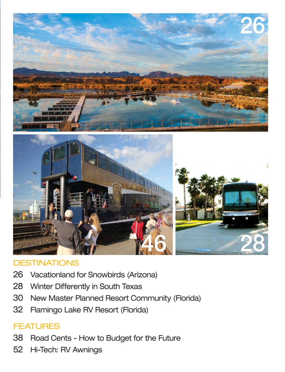 Snowbirds & RV Travelers Preview Pages