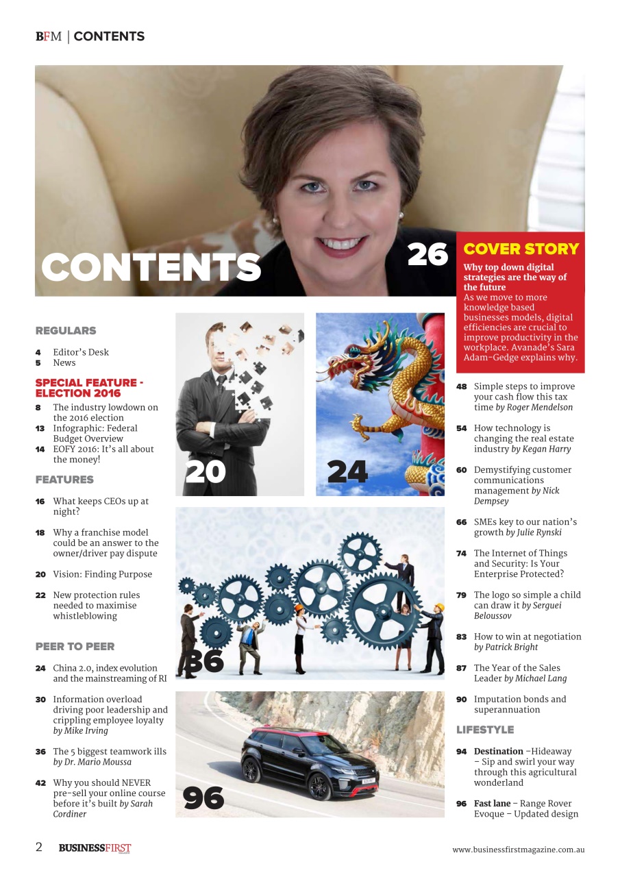 Business First Magazine Preview Pages