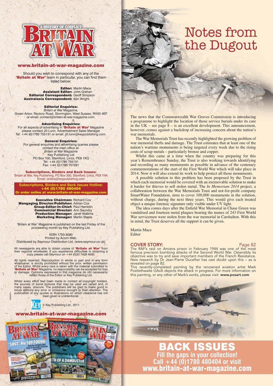 Britain at War Magazine Preview Pages