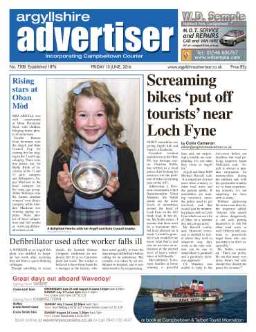 Argyllshire Advertiser issue 10th June 2016