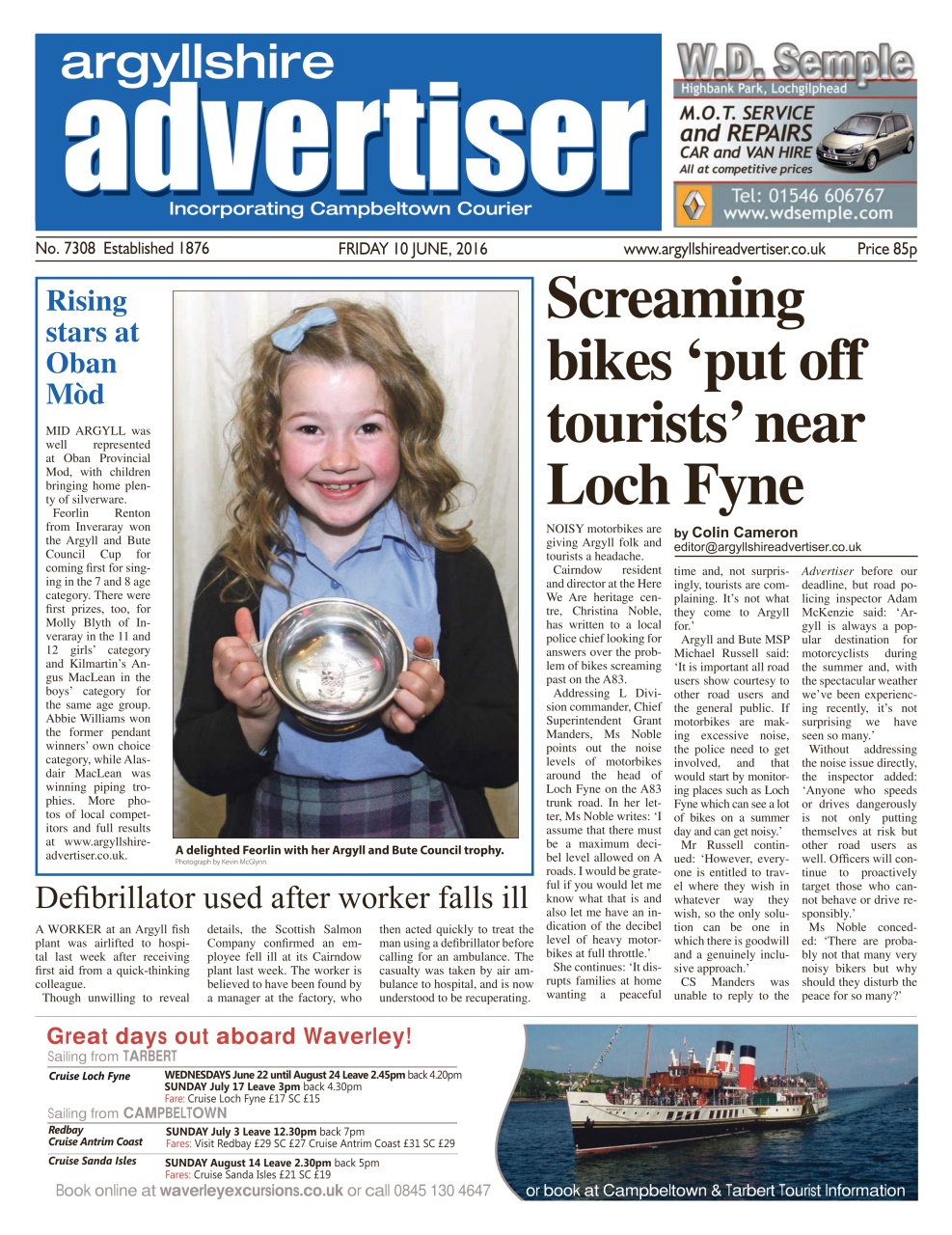 Argyllshire Advertiser Preview Pages