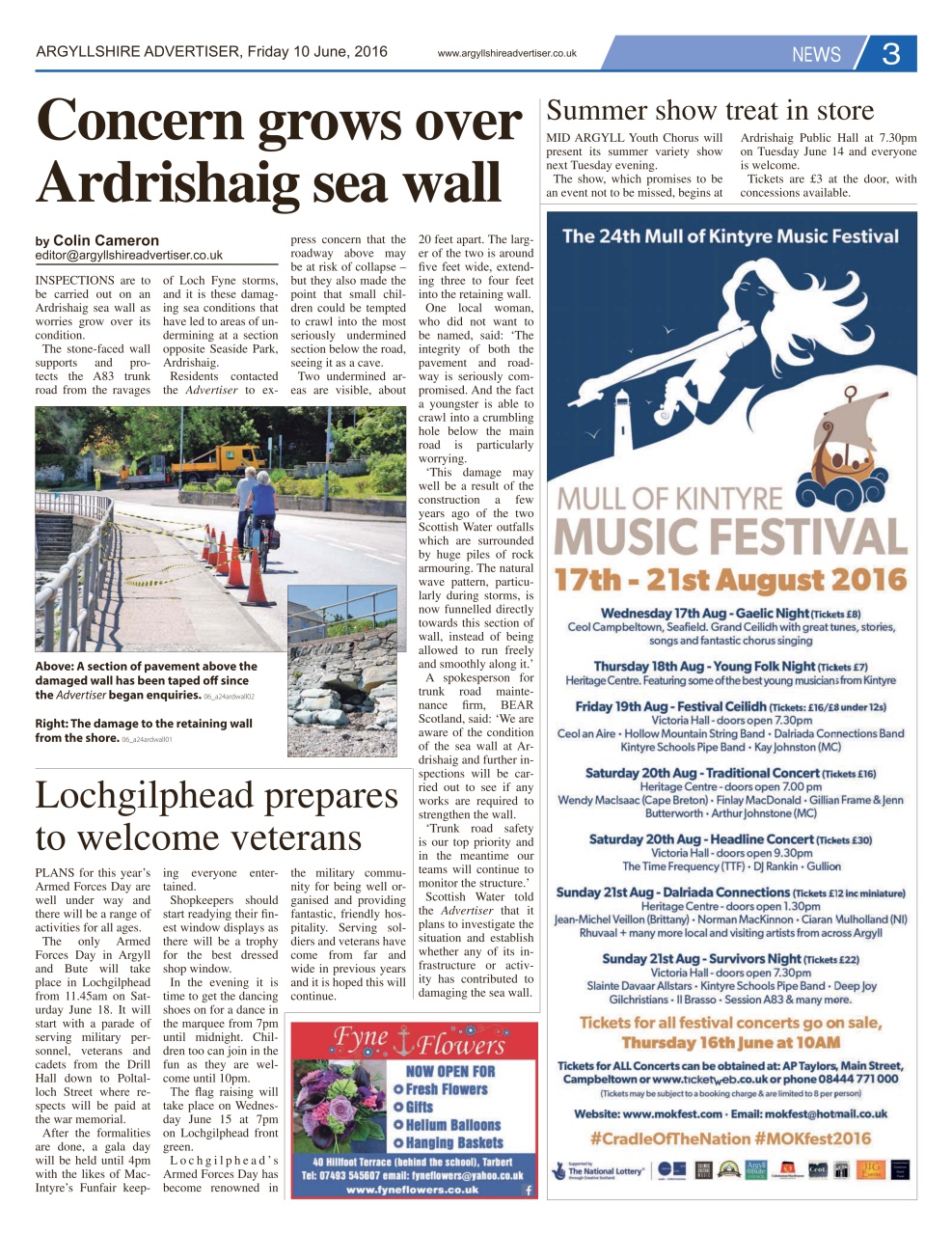 Argyllshire Advertiser Preview Pages