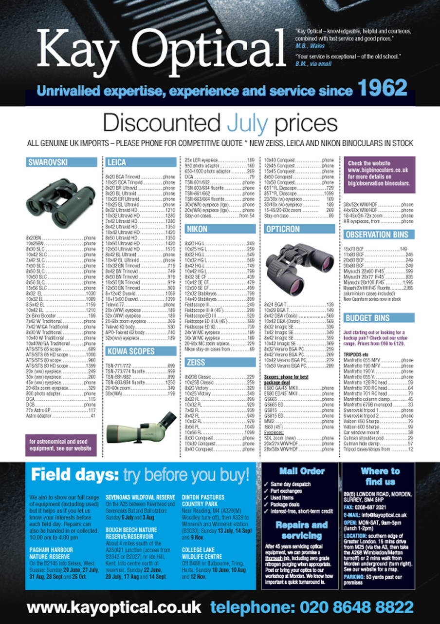 Birdwatch Magazine Preview Pages