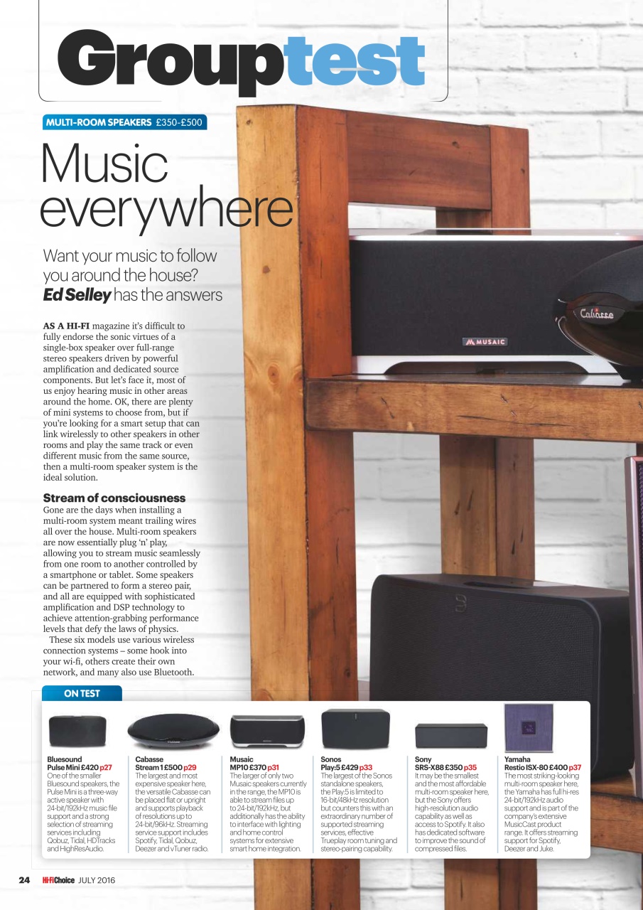Hi-Fi Choice Preview Pages