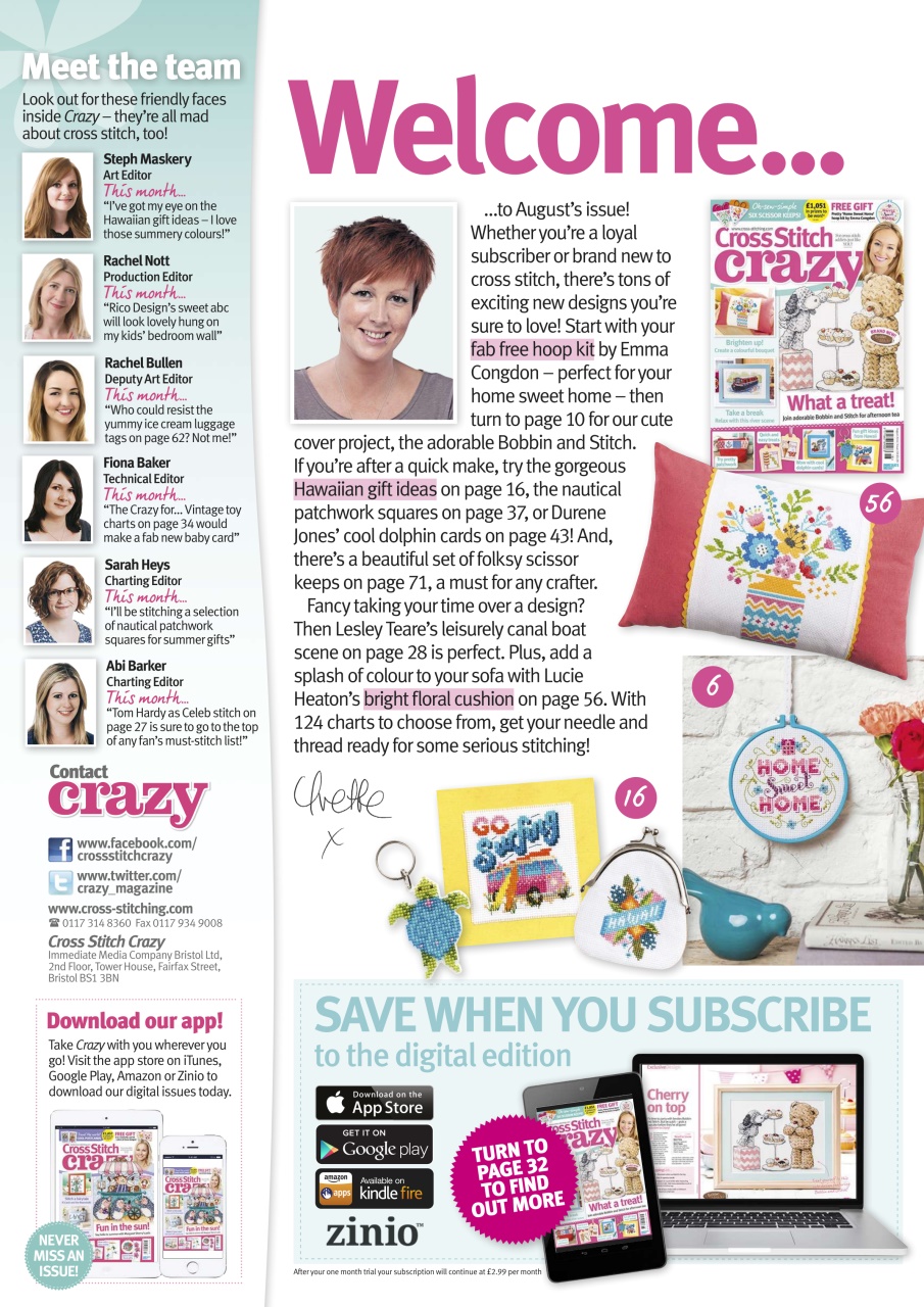 Cross Stitch Crazy Preview Pages