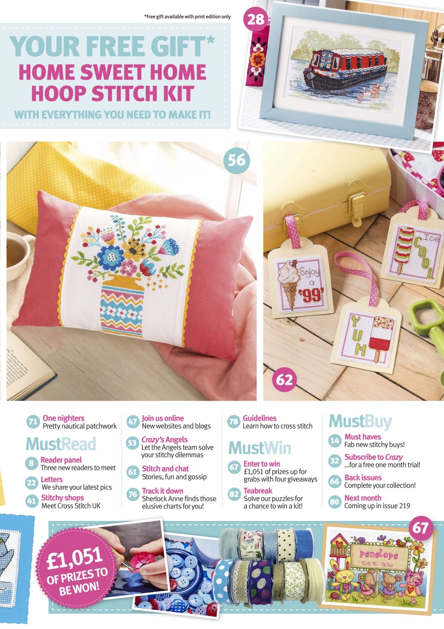 Cross Stitch Crazy Preview Pages