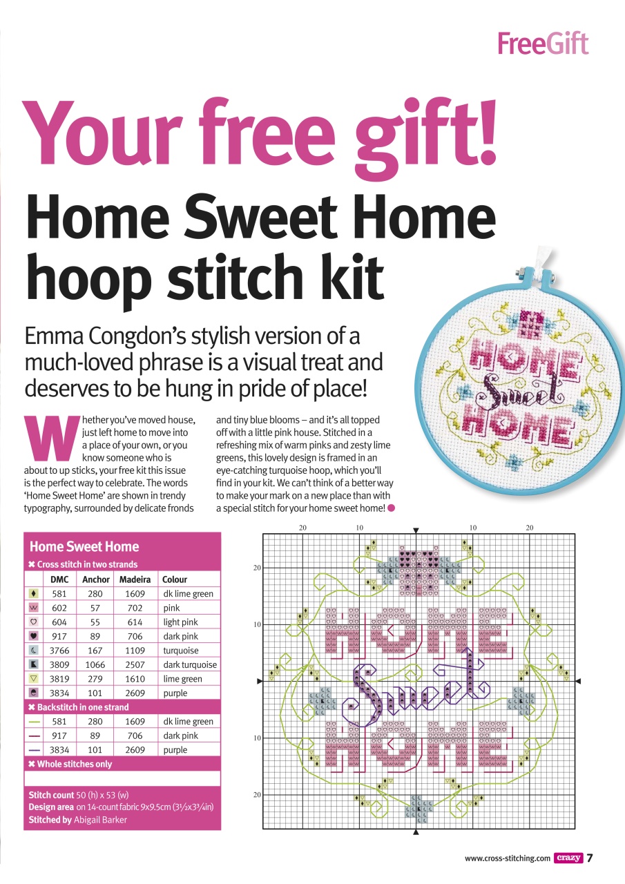 Cross Stitch Crazy Preview Pages