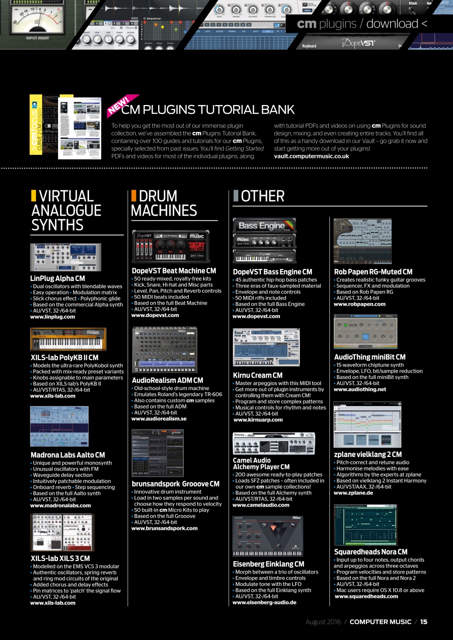 Computer Music Preview Pages