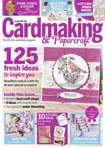 Cardmaking & Papercraft issue July 2016