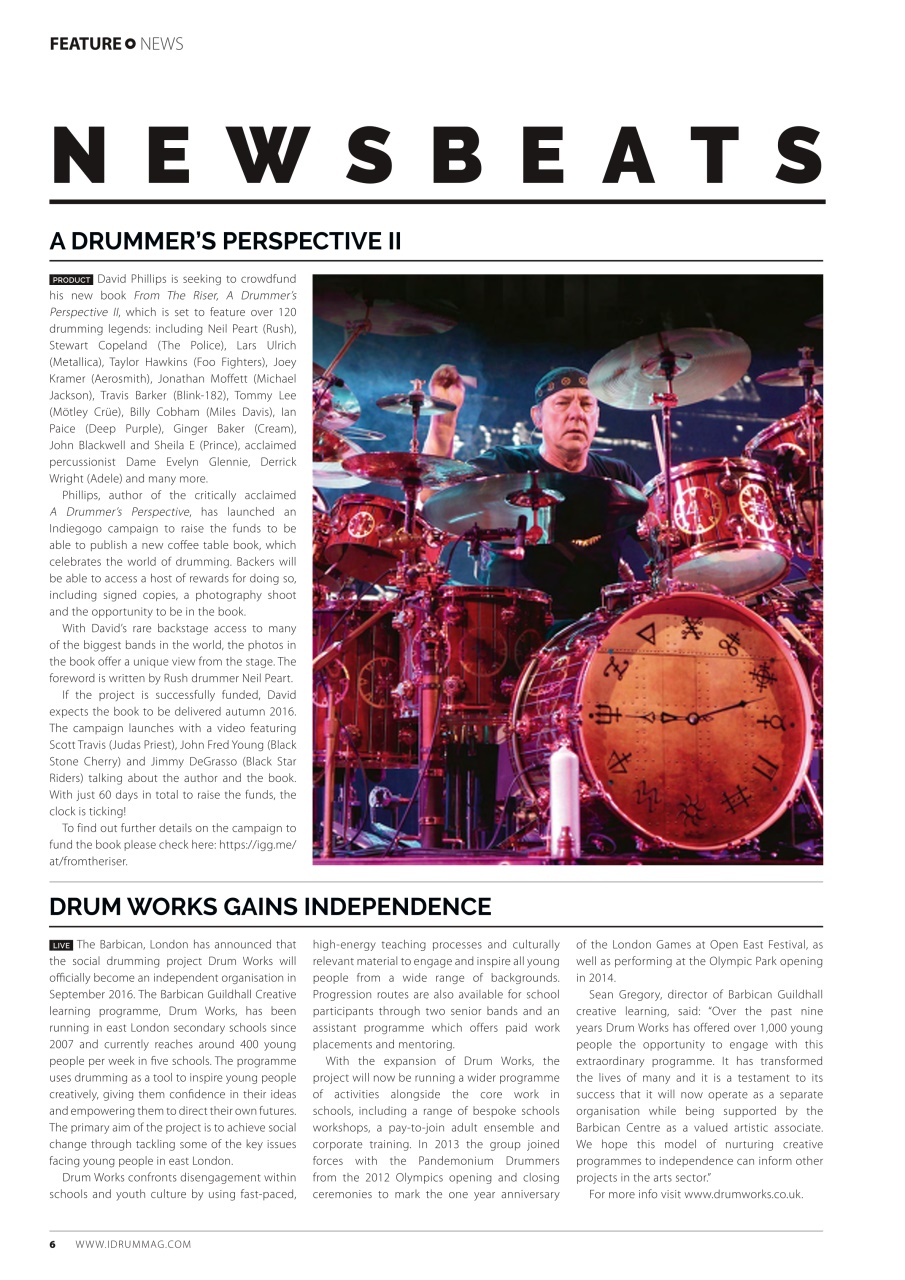 iDrum magazine: Never miss a beat Preview Pages
