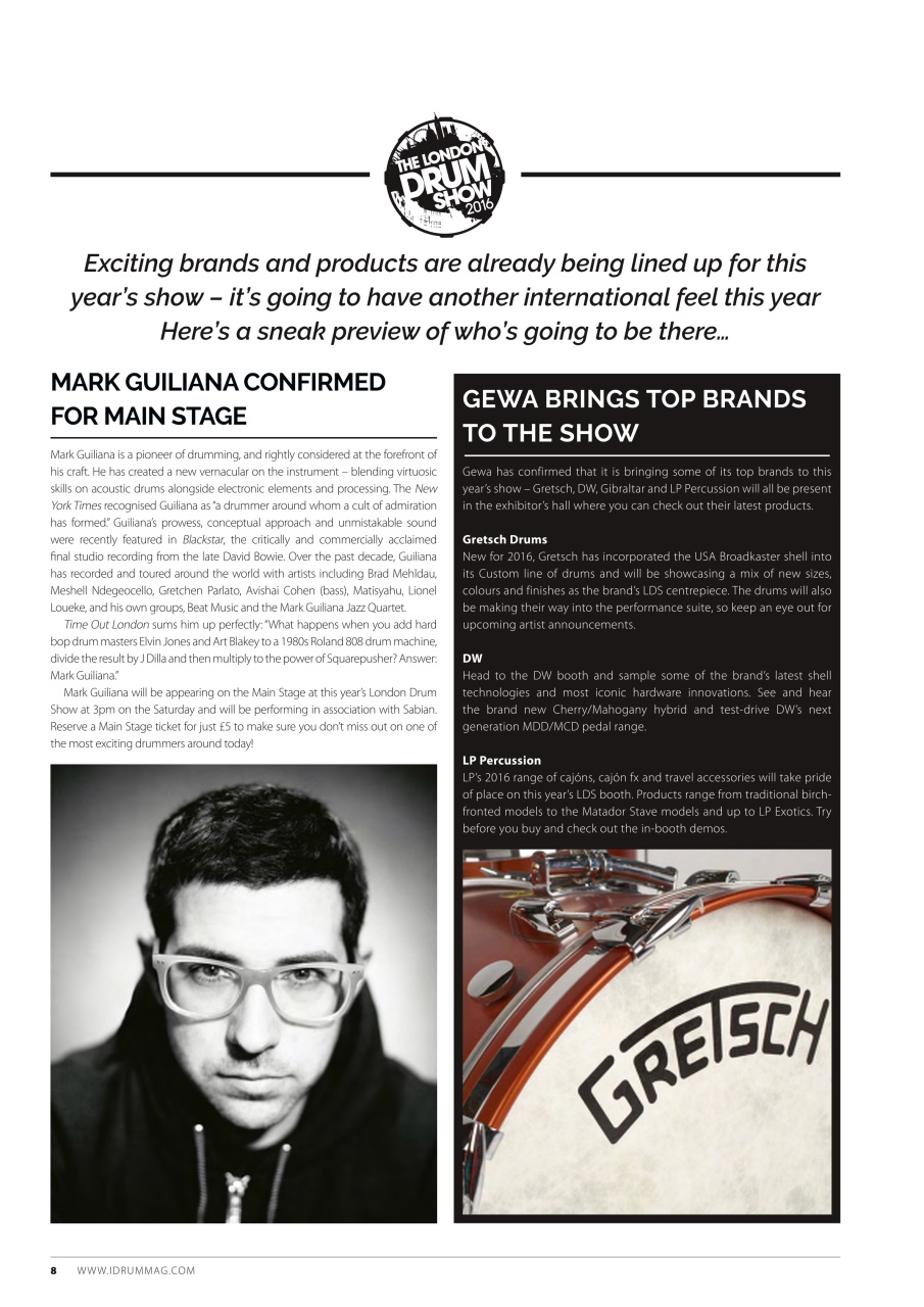 iDrum magazine: Never miss a beat Preview Pages