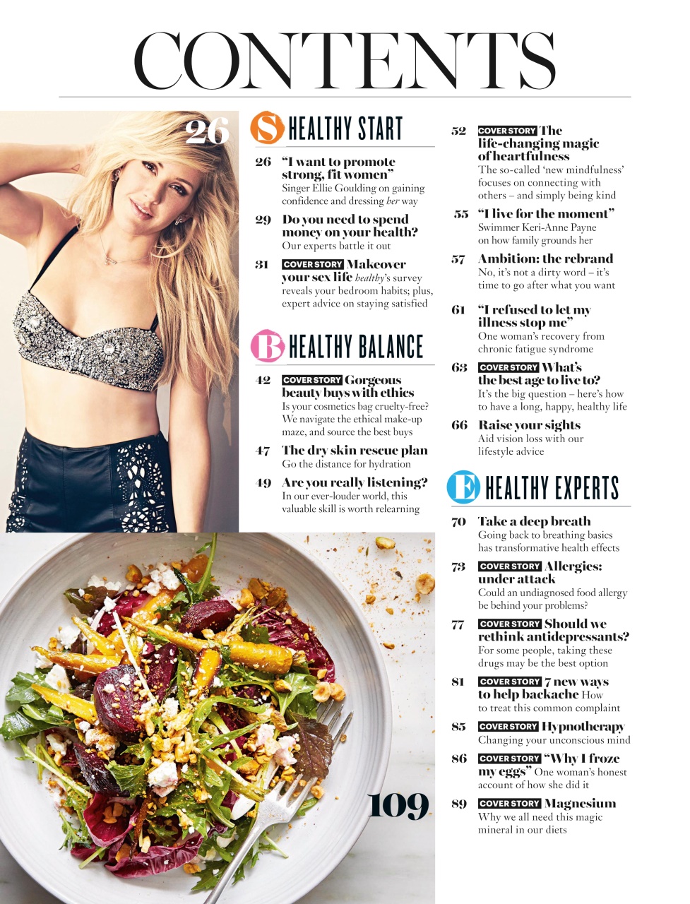 Healthy Magazine Preview Pages