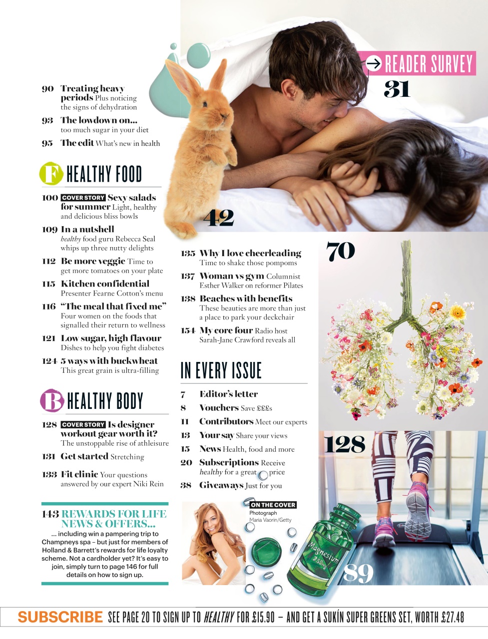 Healthy Magazine Preview Pages