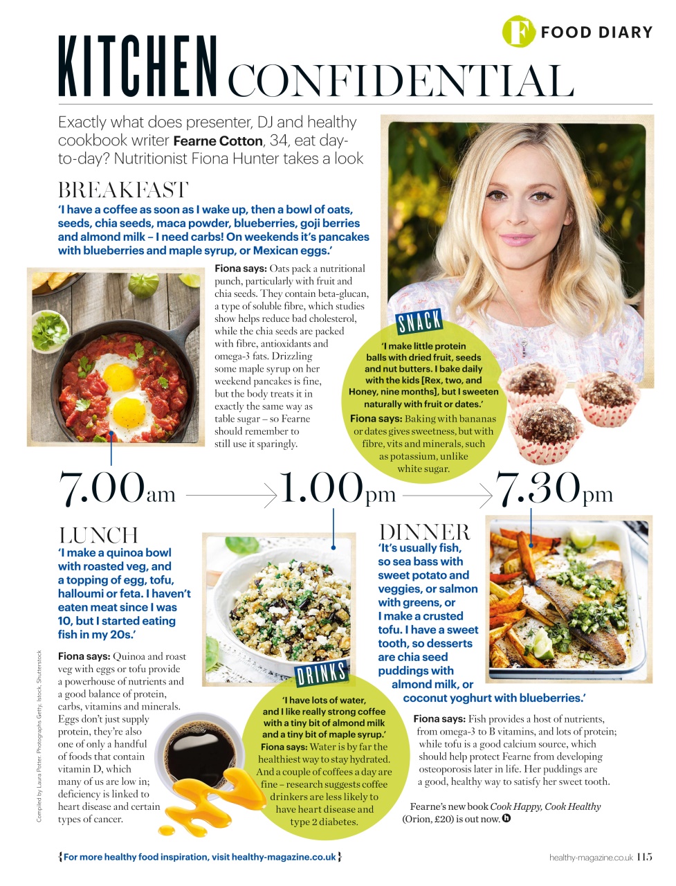 Healthy Magazine Preview Pages