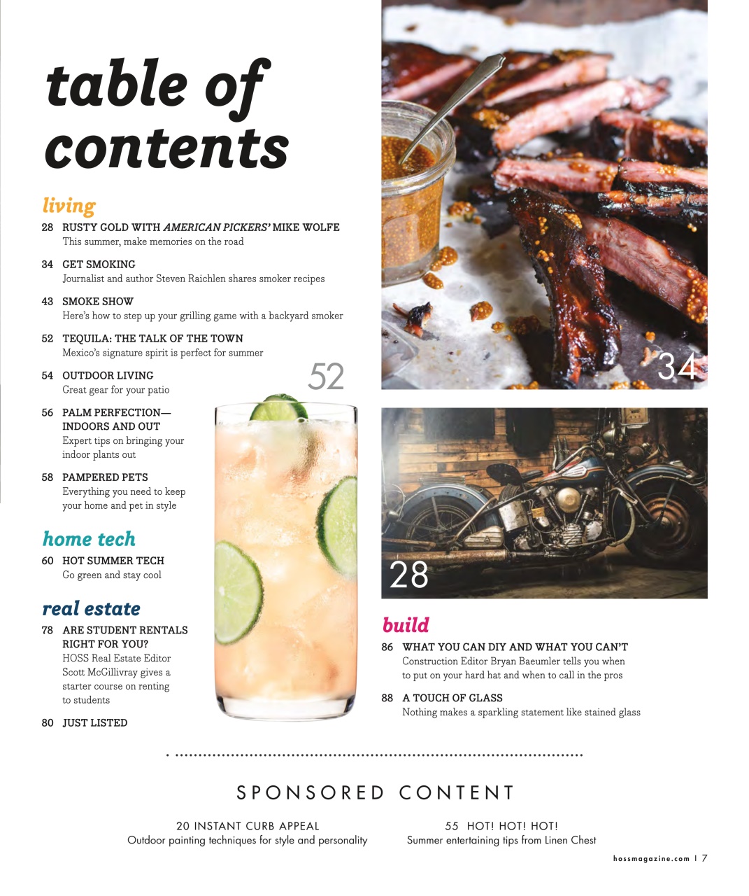 HOSS Magazine Preview Pages