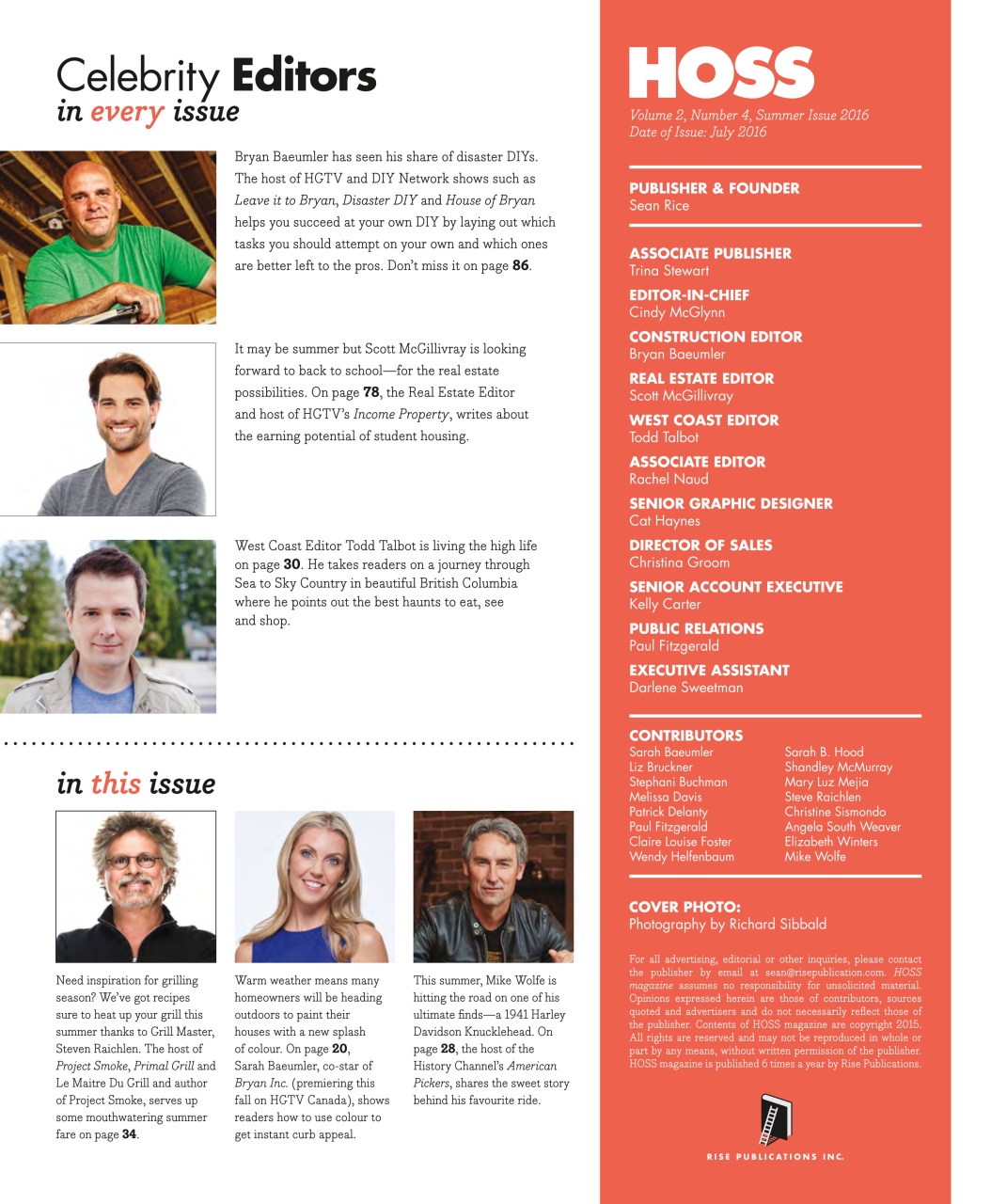 HOSS Magazine Preview Pages