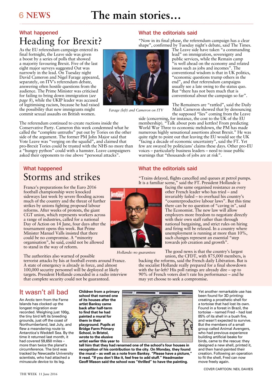 The Week Preview Pages