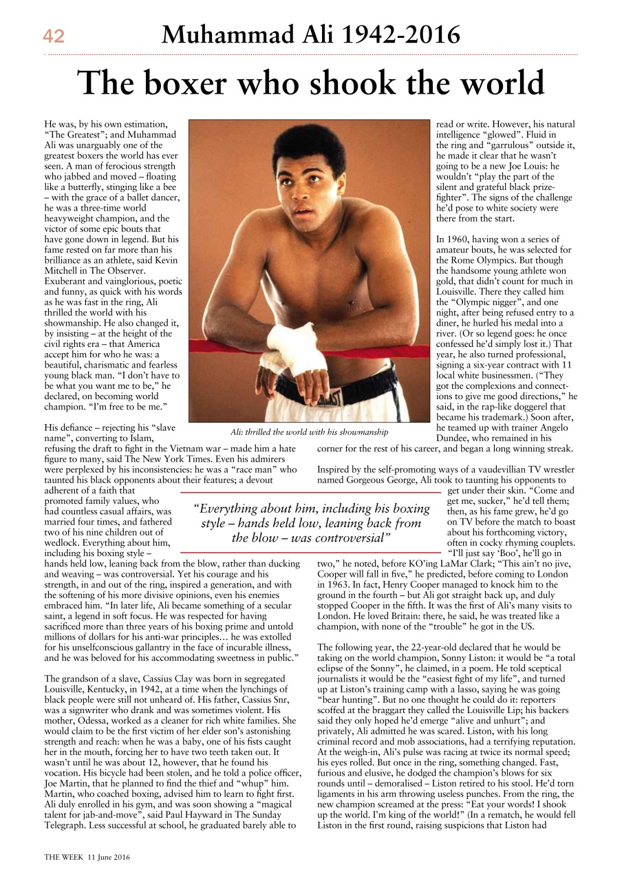 The Week Preview Pages