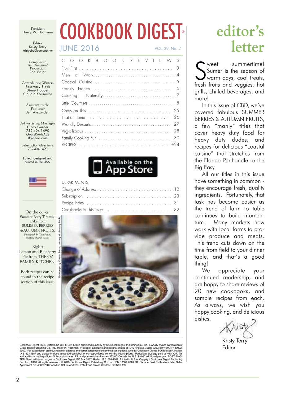 Cookbook Digest Preview Pages
