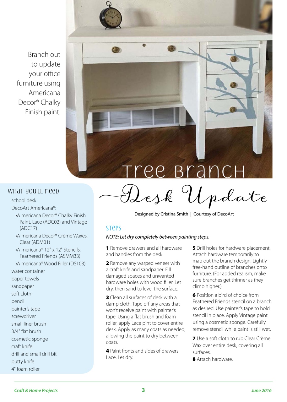 Craft & Home Projects Preview Pages