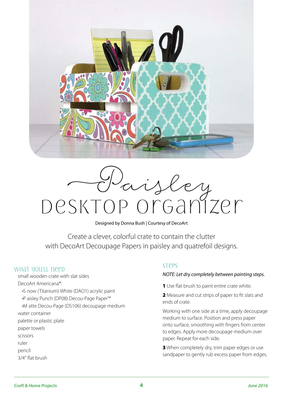 Craft & Home Projects Preview Pages