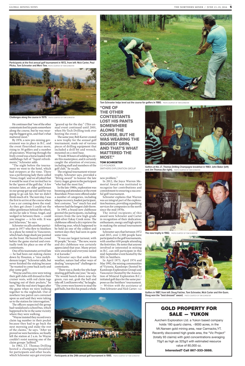 The Northern Miner Preview Pages