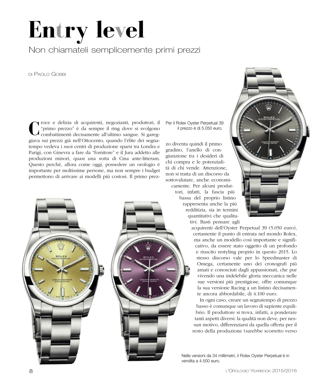 L'Orologio Preview Pages
