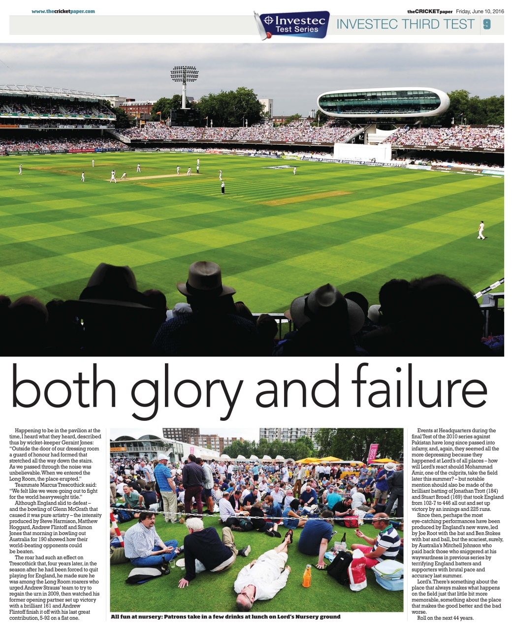 The Cricket Paper Preview Pages