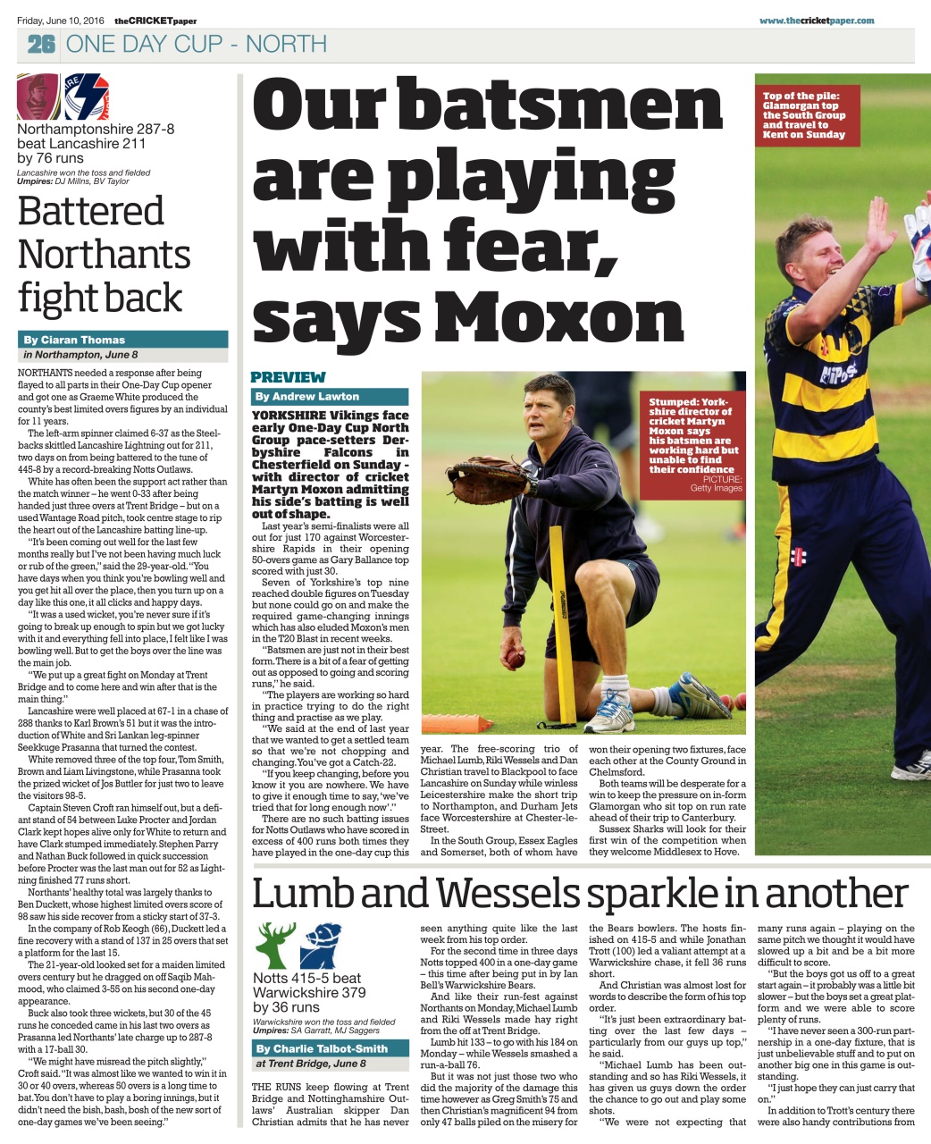 The Cricket Paper Preview Pages