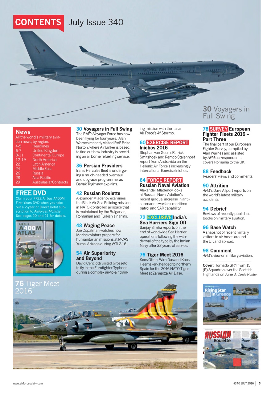 AirForces Monthly Preview Pages