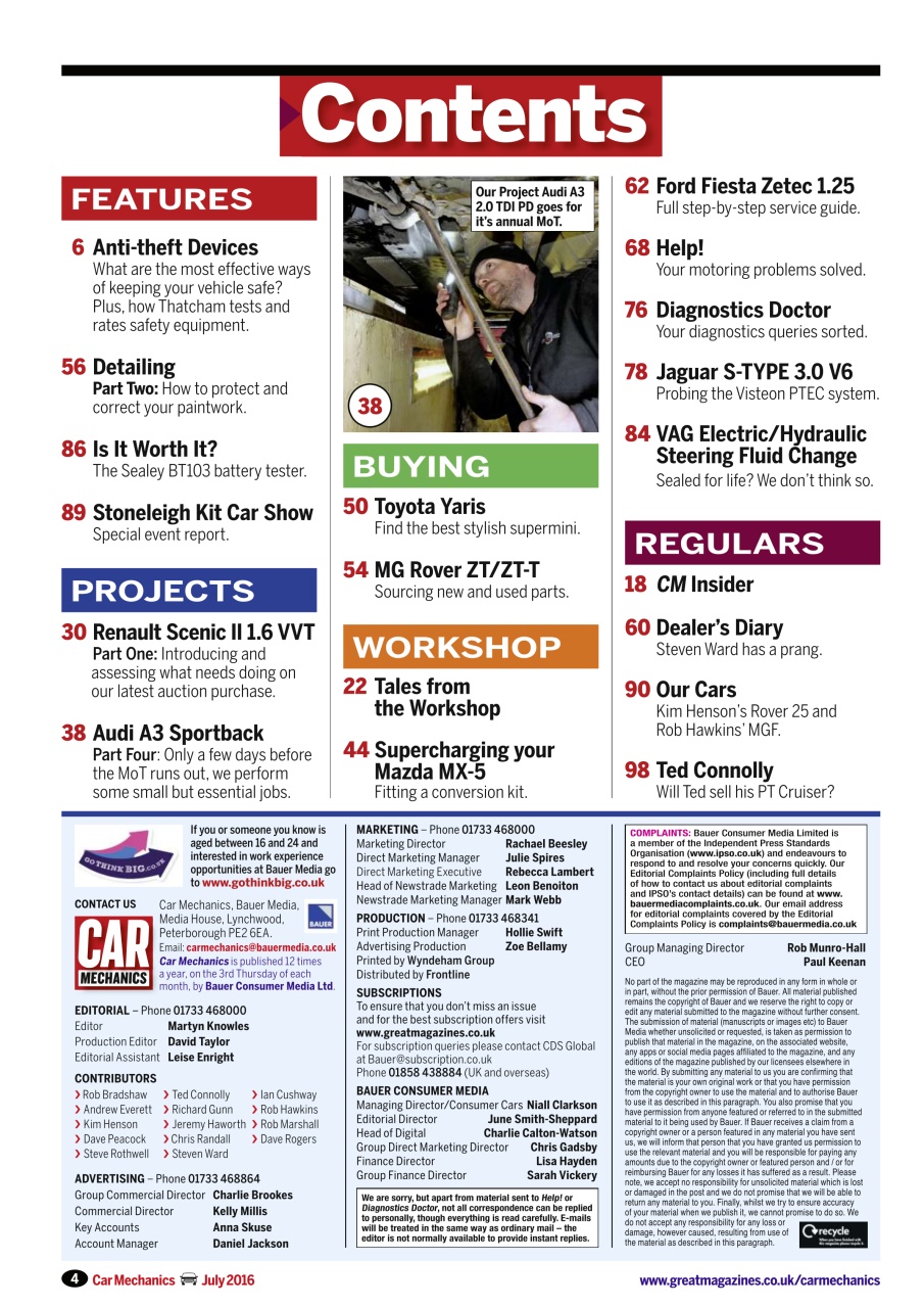 Car Mechanics Preview Pages