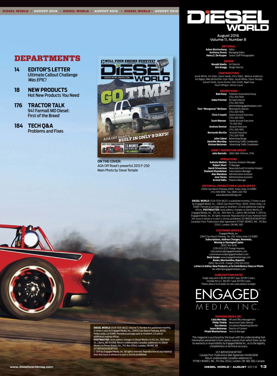 Diesel World Preview Pages