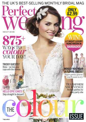 Perfect Wedding issue July 2016