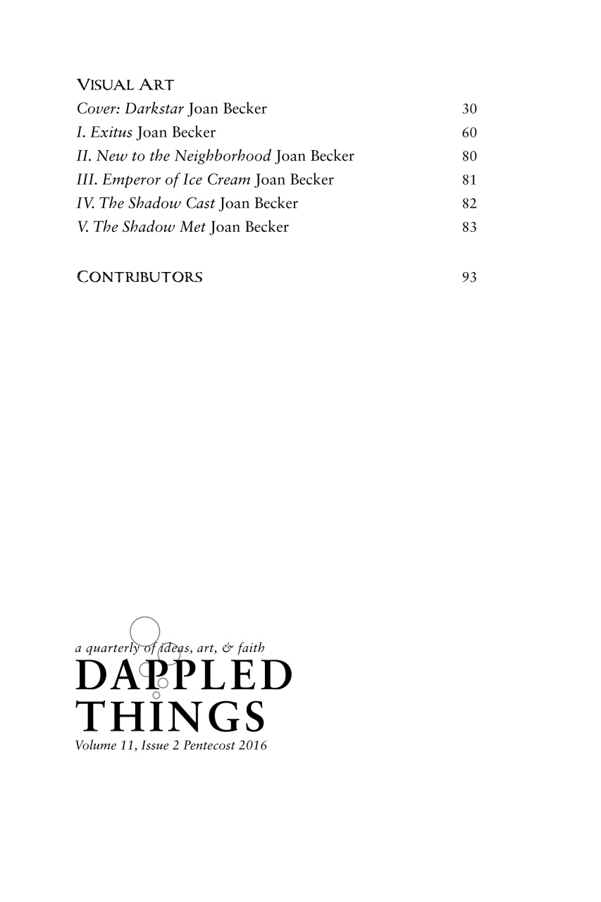 Dappled Things Preview Pages