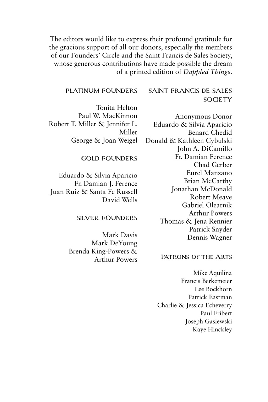 Dappled Things Preview Pages