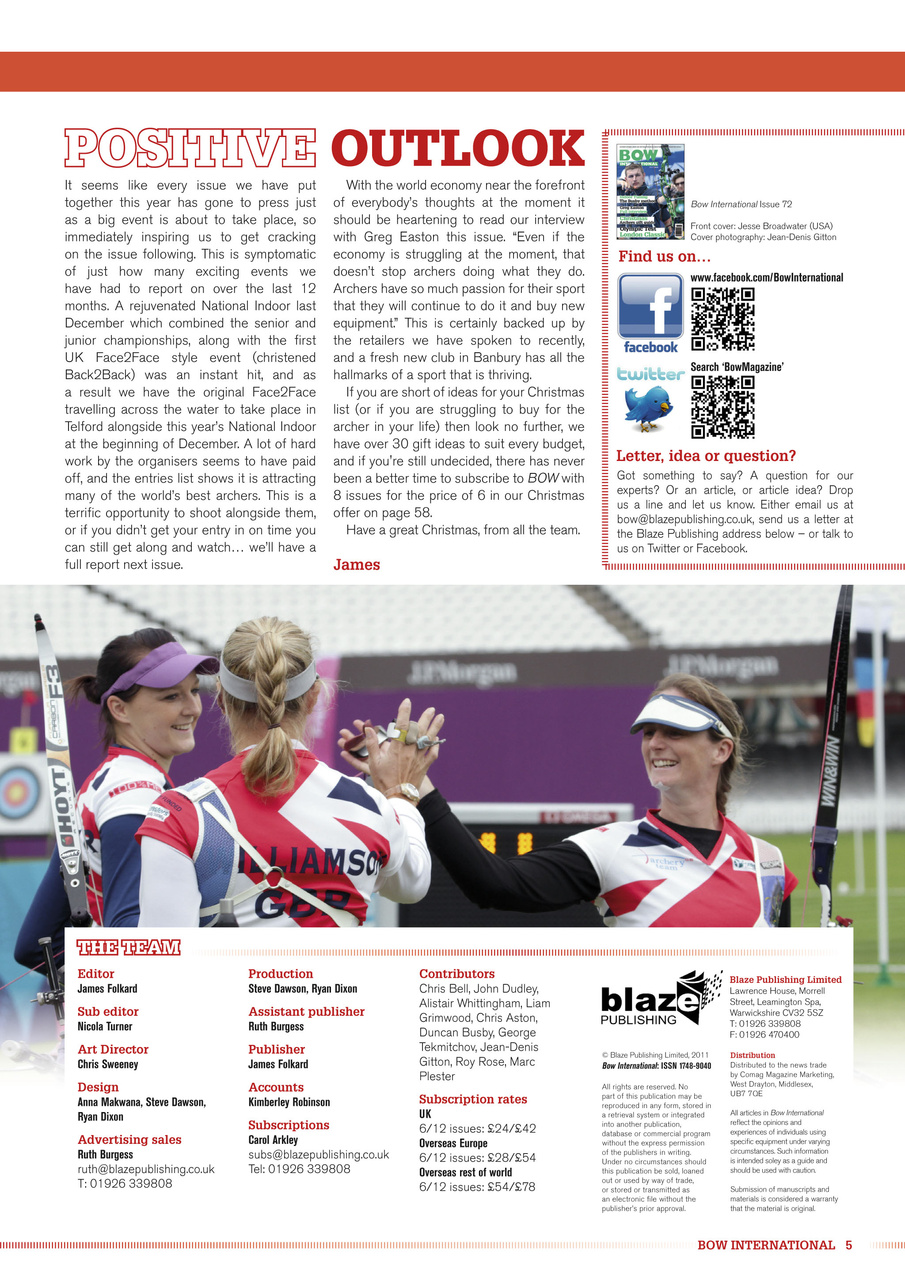 Bow International Preview Pages