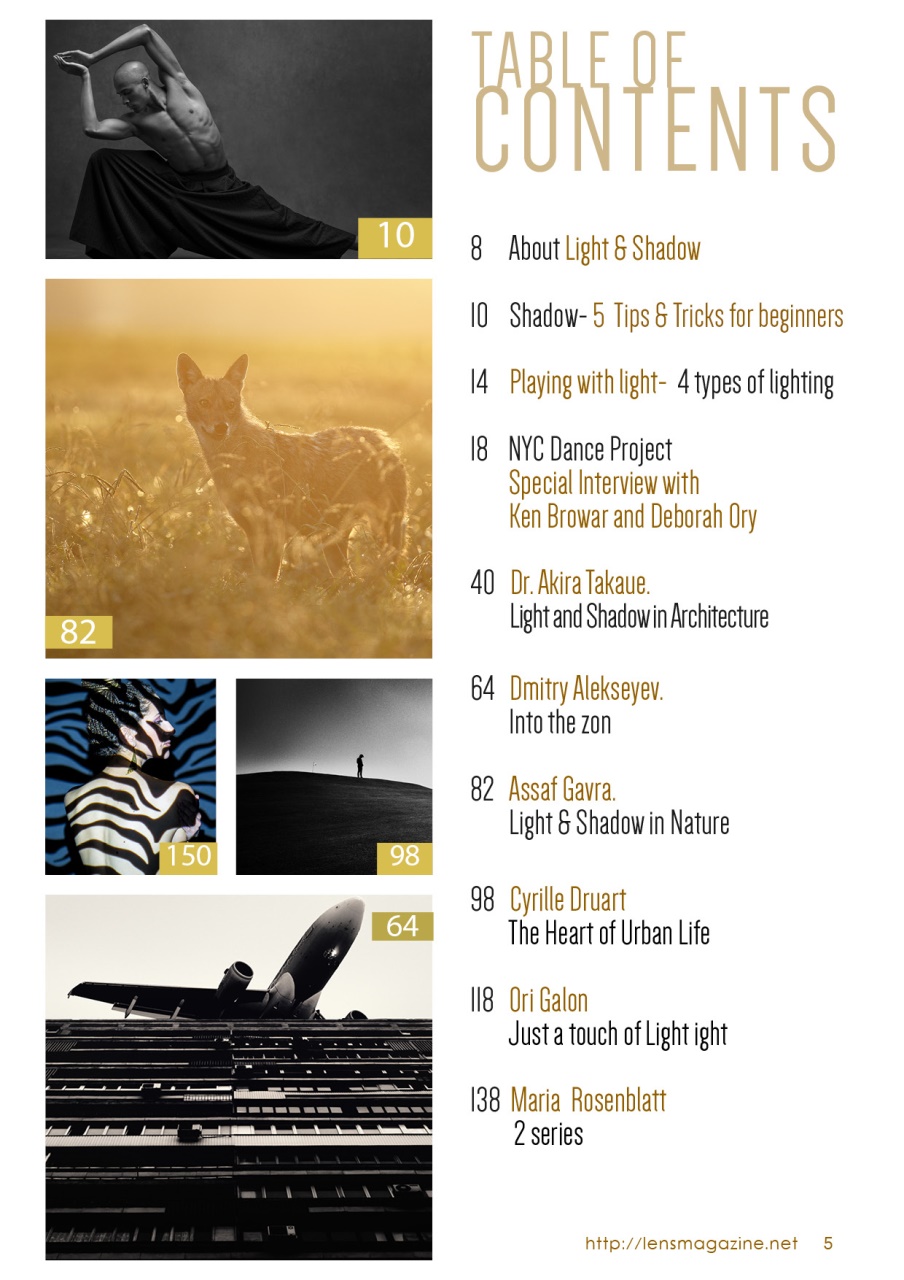 Lens Magazine Preview Pages