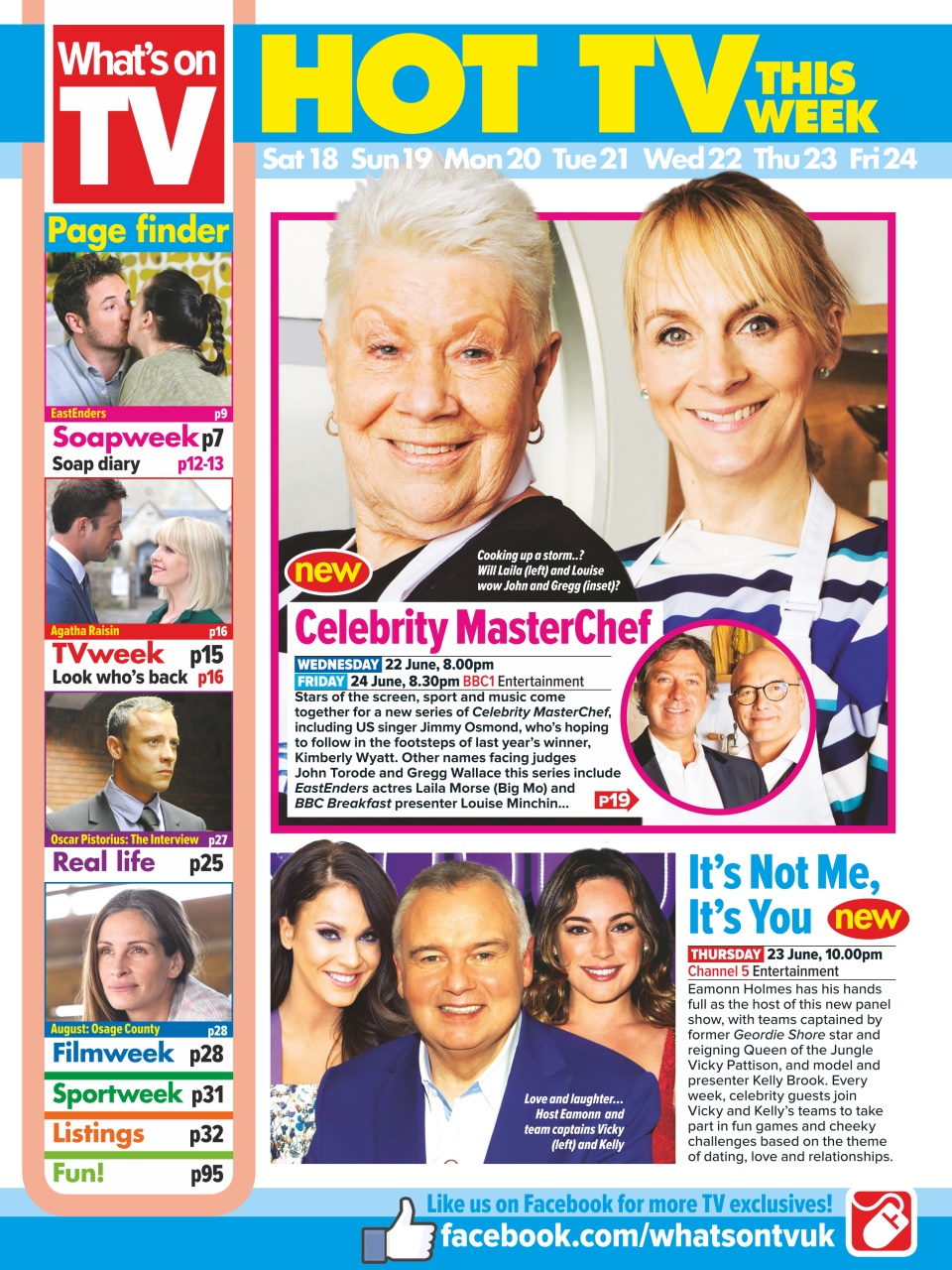 What's on TV Preview Pages