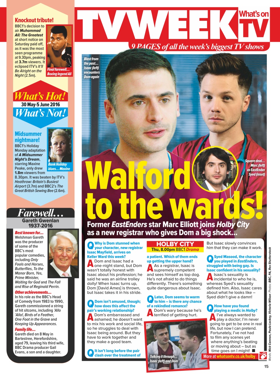 What's on TV Preview Pages