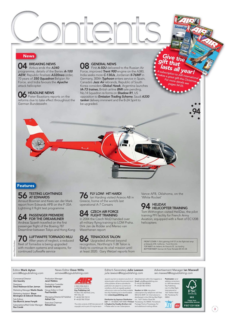 AIR International Preview Pages
